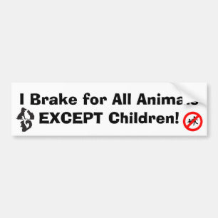 I rem voor dieren bumpersticker
