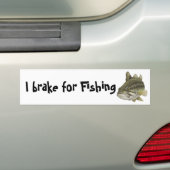 I rem voor Gevist Bumpersticker (Op auto)