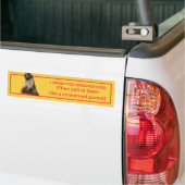 I Rem voor grondhogs Bumpersticker (Op Truck)