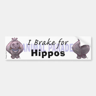 I Rem voor Hippos Bumpersticker
