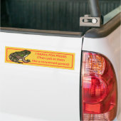 I Rem voor kikkers Bumpersticker (Op Truck)