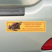 I Rem voor kikkers Bumpersticker (Op auto)