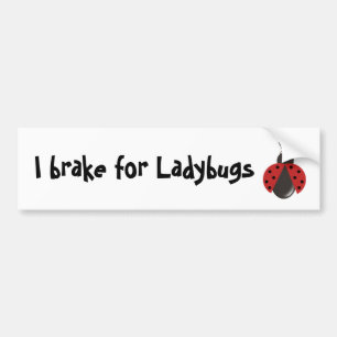 I rem voor Ladybugs Bumpersticker