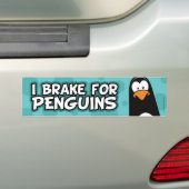 I Rem voor pinguïns Bumpersticker (Op auto)