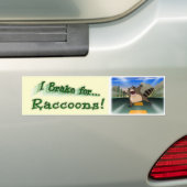 I Rem voor Raccoons Bumpersticker (Op auto)
