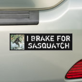I Rem voor sasquatch Bumpersticker (Op auto)