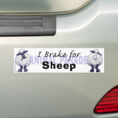 I Rem voor schapen Bumpersticker (Op auto)