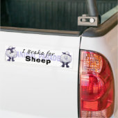 I Rem voor schapen Bumpersticker (Op Truck)