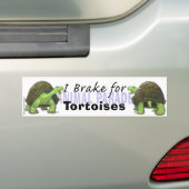 I Rem voor schildpadden Bumpersticker (Op auto)