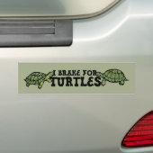 I Rem voor schildpadden Bumpersticker (Op auto)