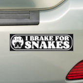 i rem voor slangen bumpersticker (Op auto)