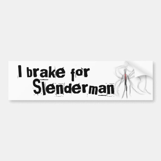 I Rem voor Slenderman Bumpersticker (Voorkant)