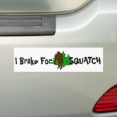 I Rem voor Squatch Bumpersticker (Op auto)
