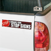 I rem voor stopborden bumpersticker (Op Truck)