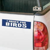 I Rem voor vogels Bumpersticker (Op Truck)