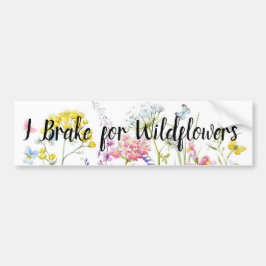 I Rem voor wilde bloemen Bumpersticker
