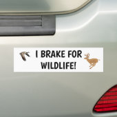 I Rem voor wilde Bumpersticker (Op auto)