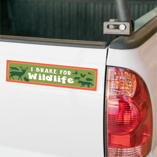 I Rem voor wilde dieren Bumpersticker (Op Truck)