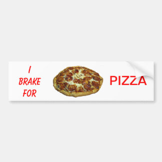 I remmen voor Bumpersticker van Pizza