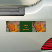 I remmen voor de Bumpersticker van bloemen (Op auto)