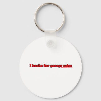 I remmen voor garageverkoop sleutelhanger