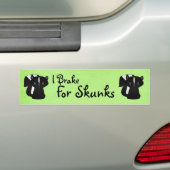 I remmen voor stinkse Bumpersticker (Op auto)