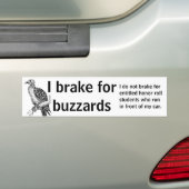 I remmen voor straalpijpen bumpersticker (Op auto)