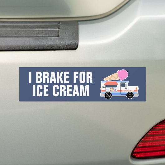 I remt voor ijskap bumpersticker (Op auto)