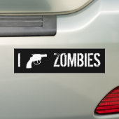 I Revolver Zombies Bumpersticker (Op auto)