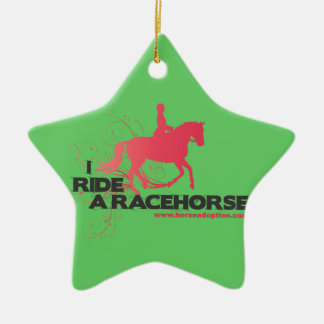 I Ride a Racehorse Tree Ornaments Keramisch Ornament