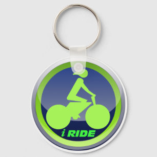 I Ride Cycling Sleutelhanger