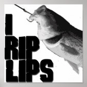 I RIP LIPS Poster (Devant)