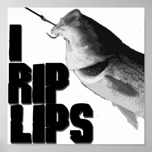 I RIP LIPS Poster (Devant)