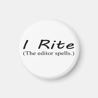 "I Rite" 1 1/4-inch ronde magneet