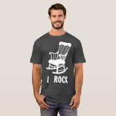 I Rock  Funny Rocking Chair Gag Gift T-shirt (Voorkant volledig)