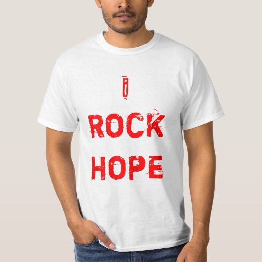 i rock hope T-shirt-shirt T-shirt (Voorkant)