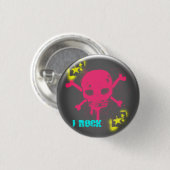 I Rock Ronde Button 3,2 Cm (Voorkant /achterkant)
