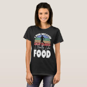 I Run Because I Really Like Food  Runner T-shirt (Voorkant volledig)