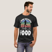 I Run Because I Really Like Food  Runner T-shirt (Voorkant volledig)