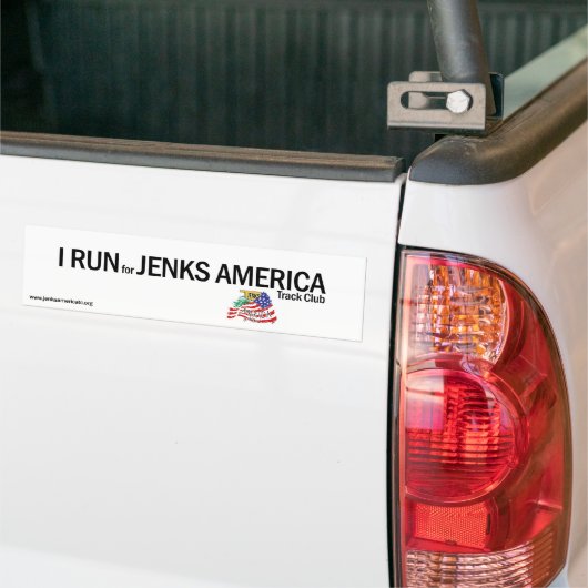 I RUN Bumpersticker (Op Truck)