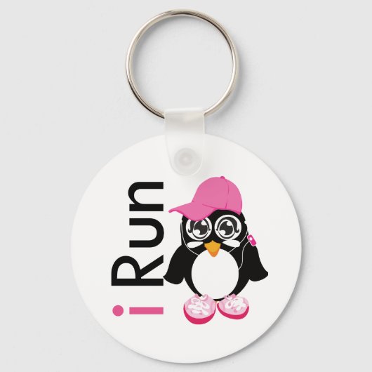 i Run Penguin Sleutelhanger (Voorkant)