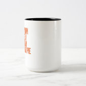 I Run So I Can Eat Pie Turkey Trot Runner Tweekleurige Koffiemok (Center)