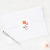 "I(s)Heart you too" hartvormige Stickers (Envelop)
