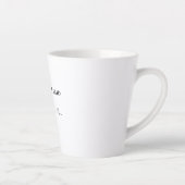 I Said What I Said Mom Latte Coffee Mug (Droite)