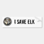 I Save Elk Bumpersticker (Voorkant)