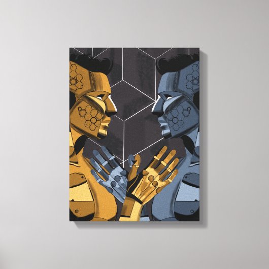 I Saw Myself I B – Self Recognition Art Canvas Afdruk (Voorkant)