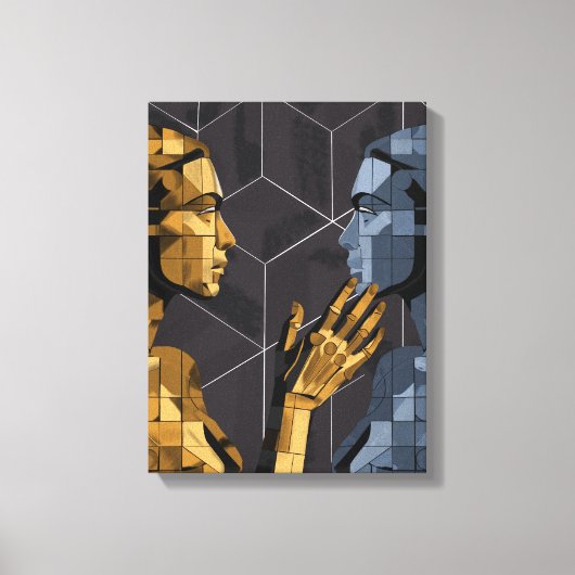 I Saw Myself II B – Self Recognition Art Canvas Afdruk (Voorkant)