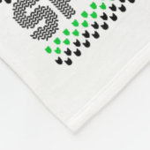 I Saw Santa Splitting The G, Santa Beer Drinking C Fleece Deken (Hoek)