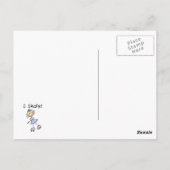 I Schaats - Meisje Rolschaatser Briefkaart (Achterkant)