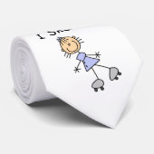 I Schaats - Meisje Rolschaatser Stropdas (Opgerold)